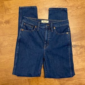 NWOT Madewell High Rise Straight-leg Jeans